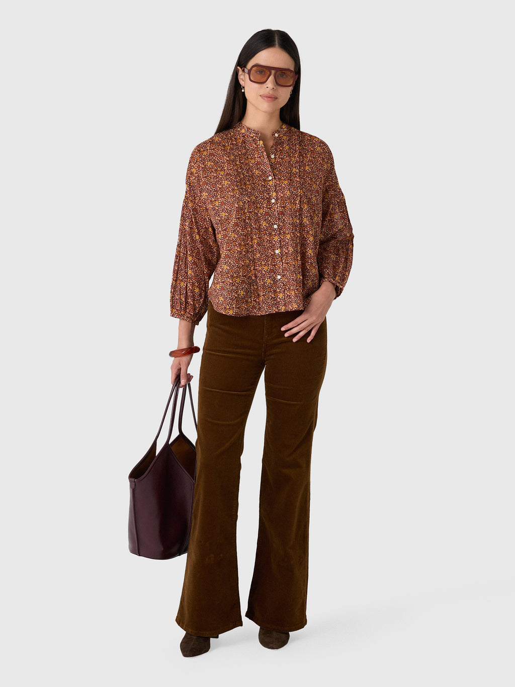 Trovata Women's Jordyn Blouse - Saint Bernard