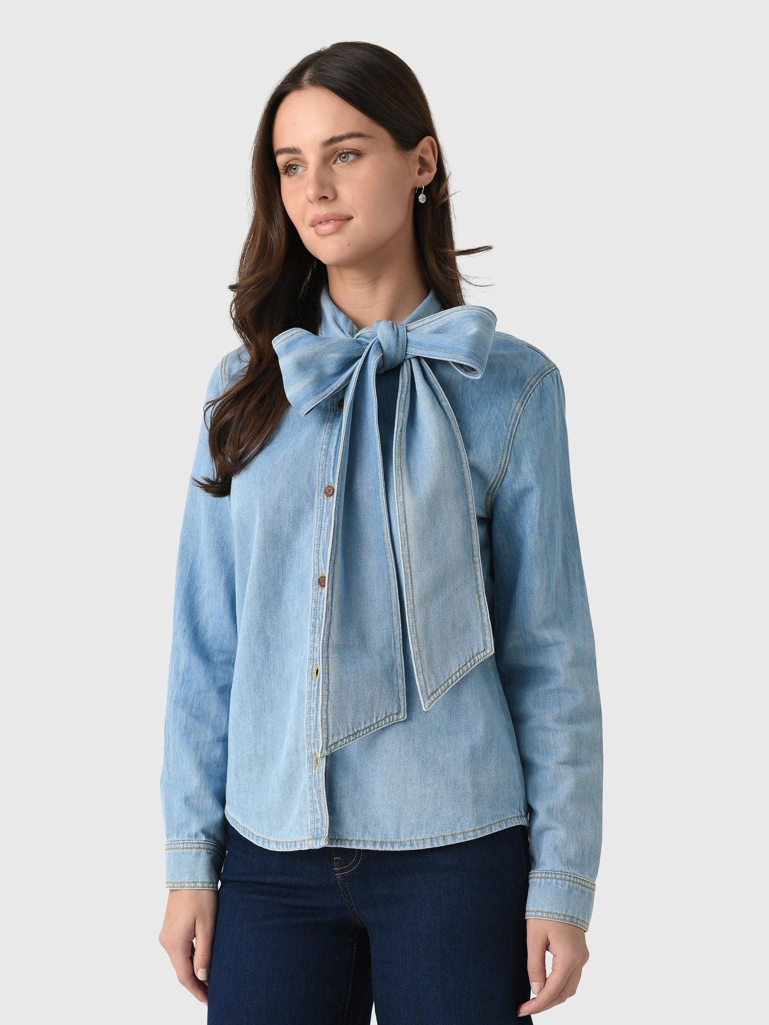 Maria de la Orden Women's Fairy Denim Shirt - Saint Bernard