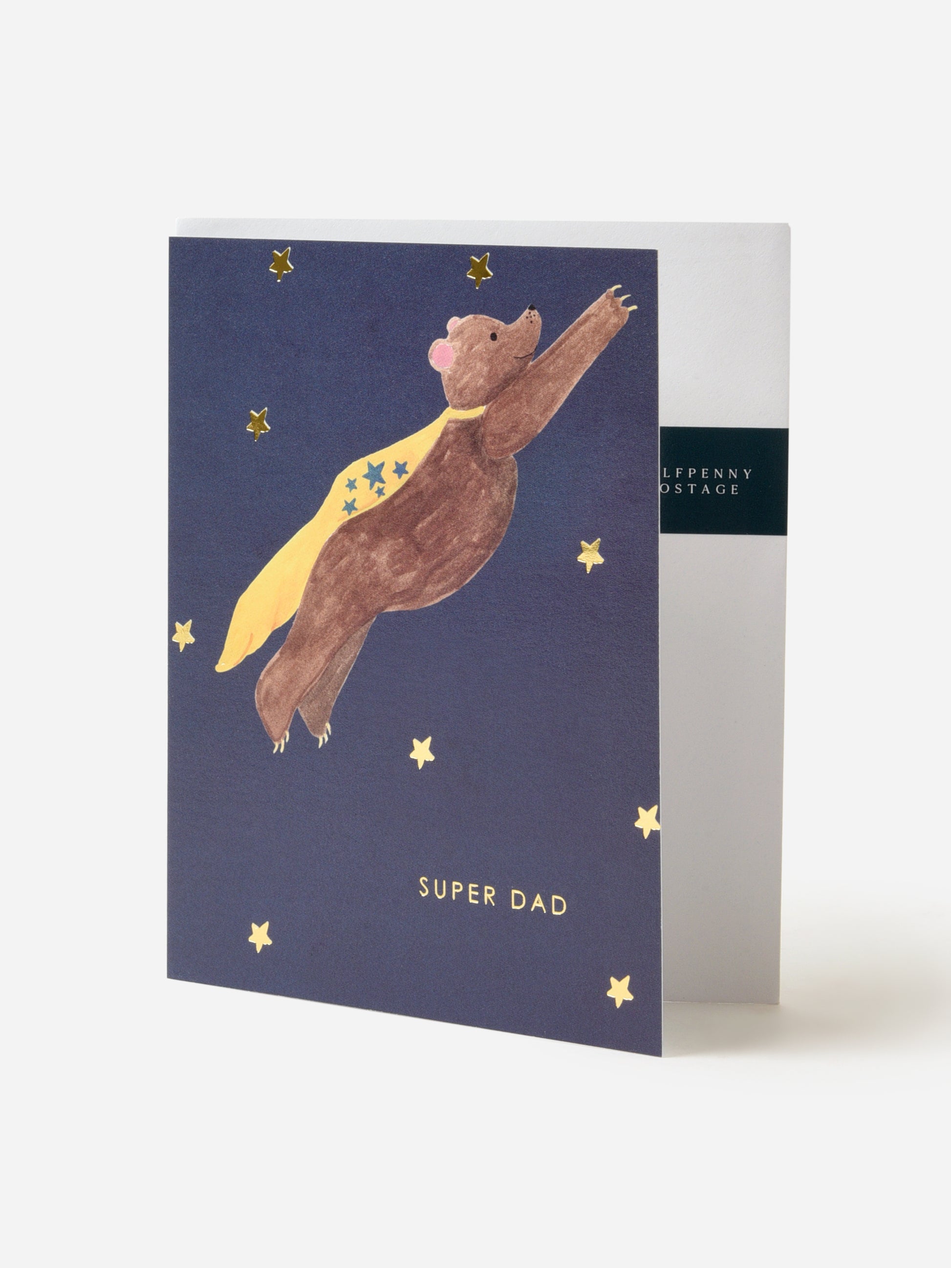 Half Penny Postage Fathers Day Card - Saint Bernard