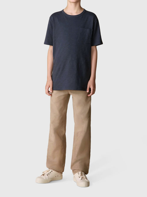 Faherty Brand Boys' Sunwashed Regenerative Pocket Tee - Saint Bernard