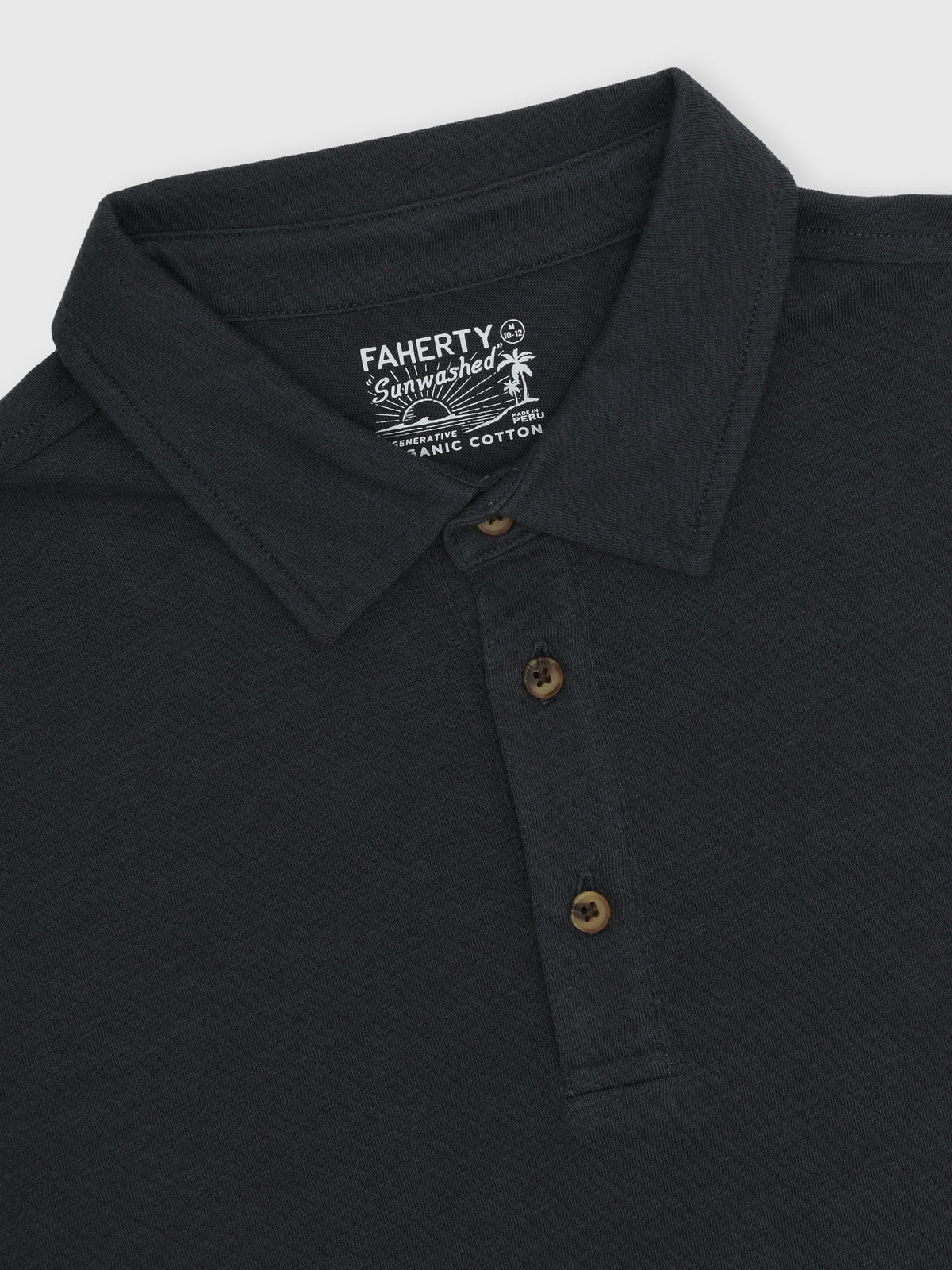 Faherty Brand Boys' Sunwashed T-Shirt Polo - Saint Bernard
