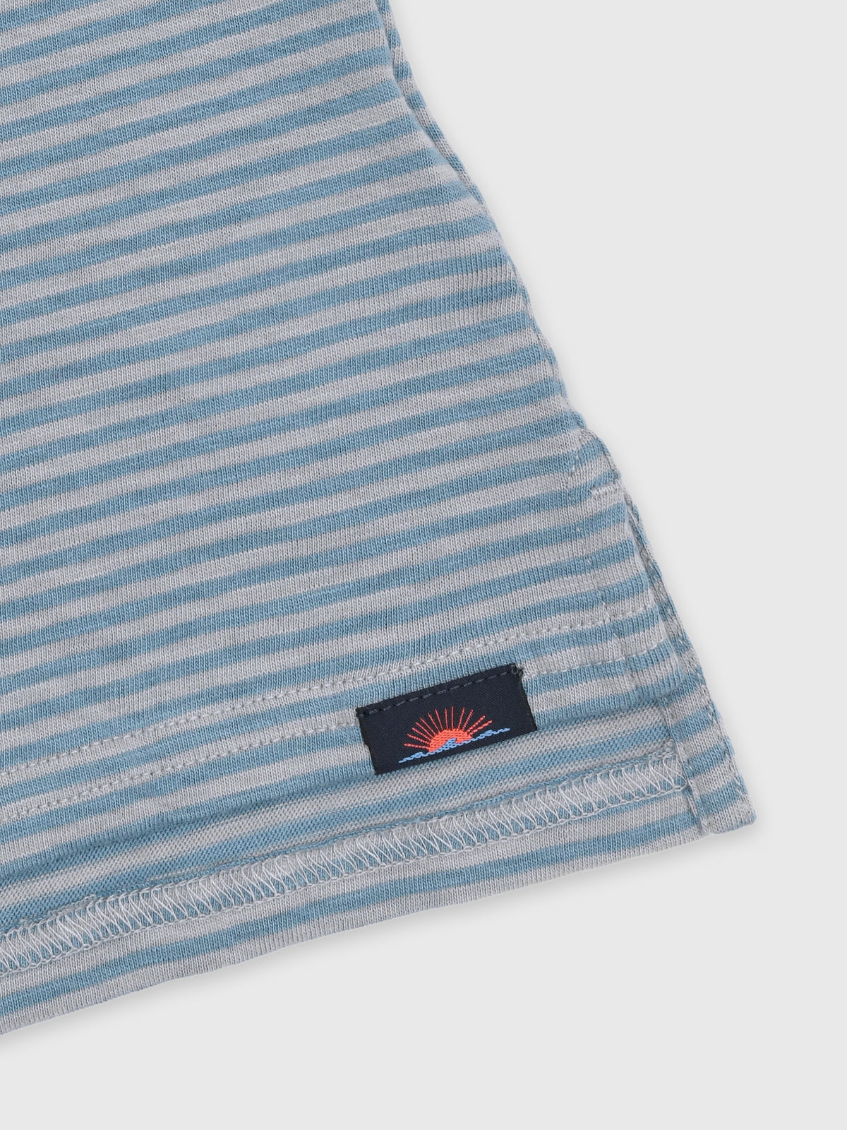 Faherty Brand Boys' Sunwashed Striped T-Shirt Polo - Saint Bernard