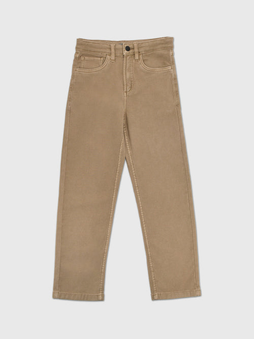 Faherty Brand Boys' Stretch Terry 5-Pocket Pant - Saint Bernard