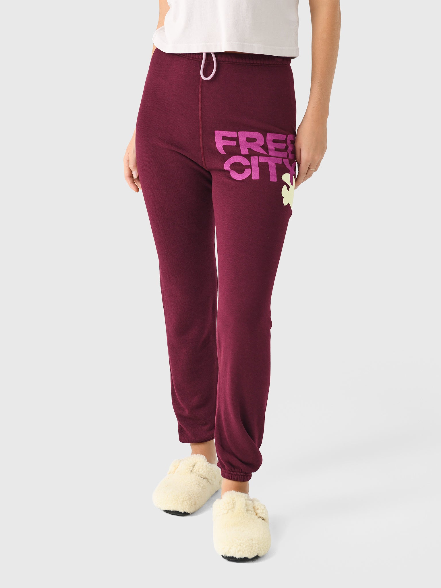 FREE CITY Women's Superfluff Lux OG Sweatpant - Saint Bernard