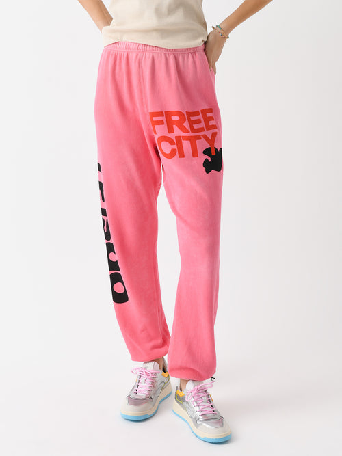 FREE CITY Women's Letsgo Freecity OG Supevintage Sweatpant
