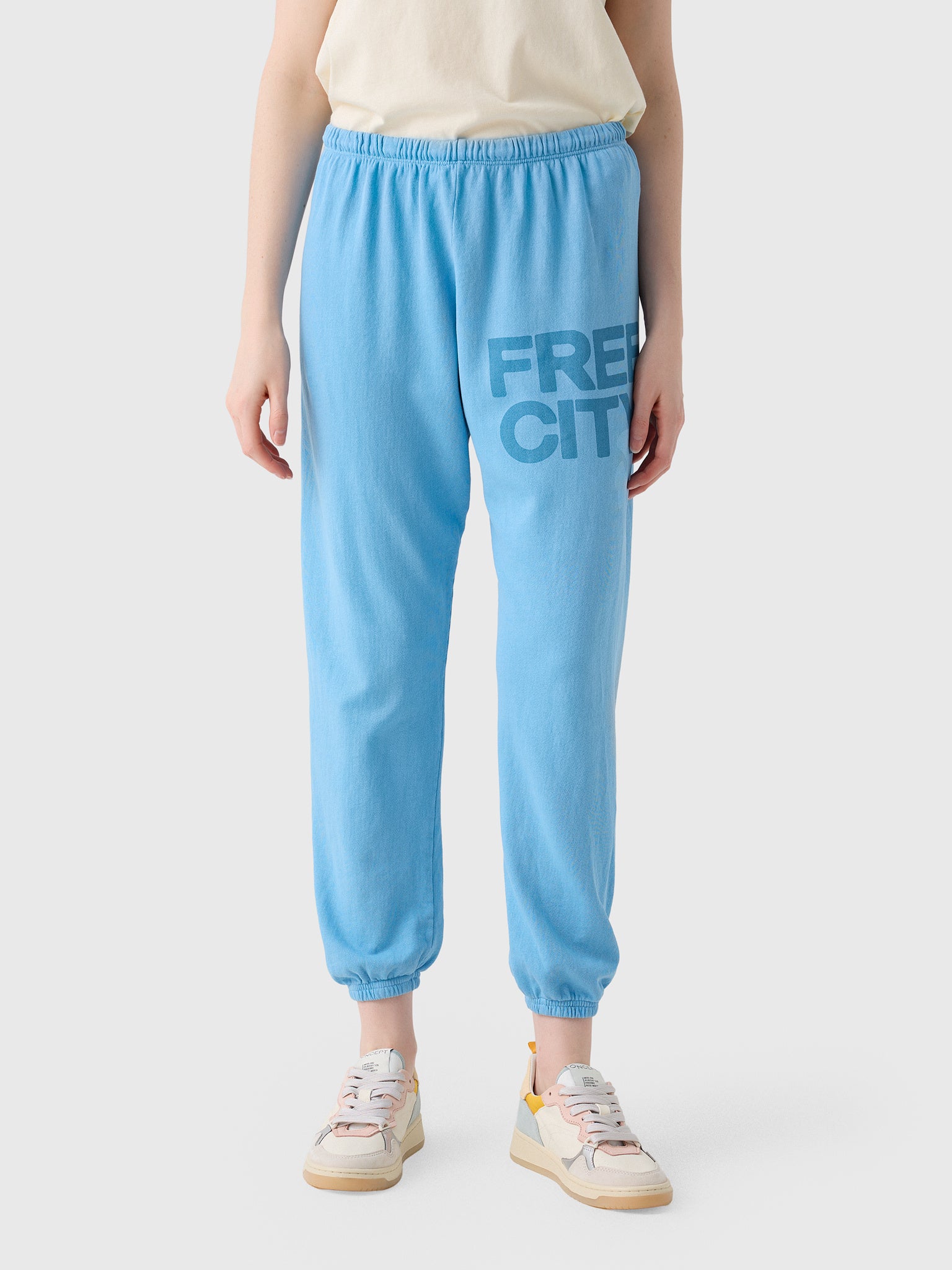 FREE CITY Women's Large Logo Sweatpant - Saint Bernard