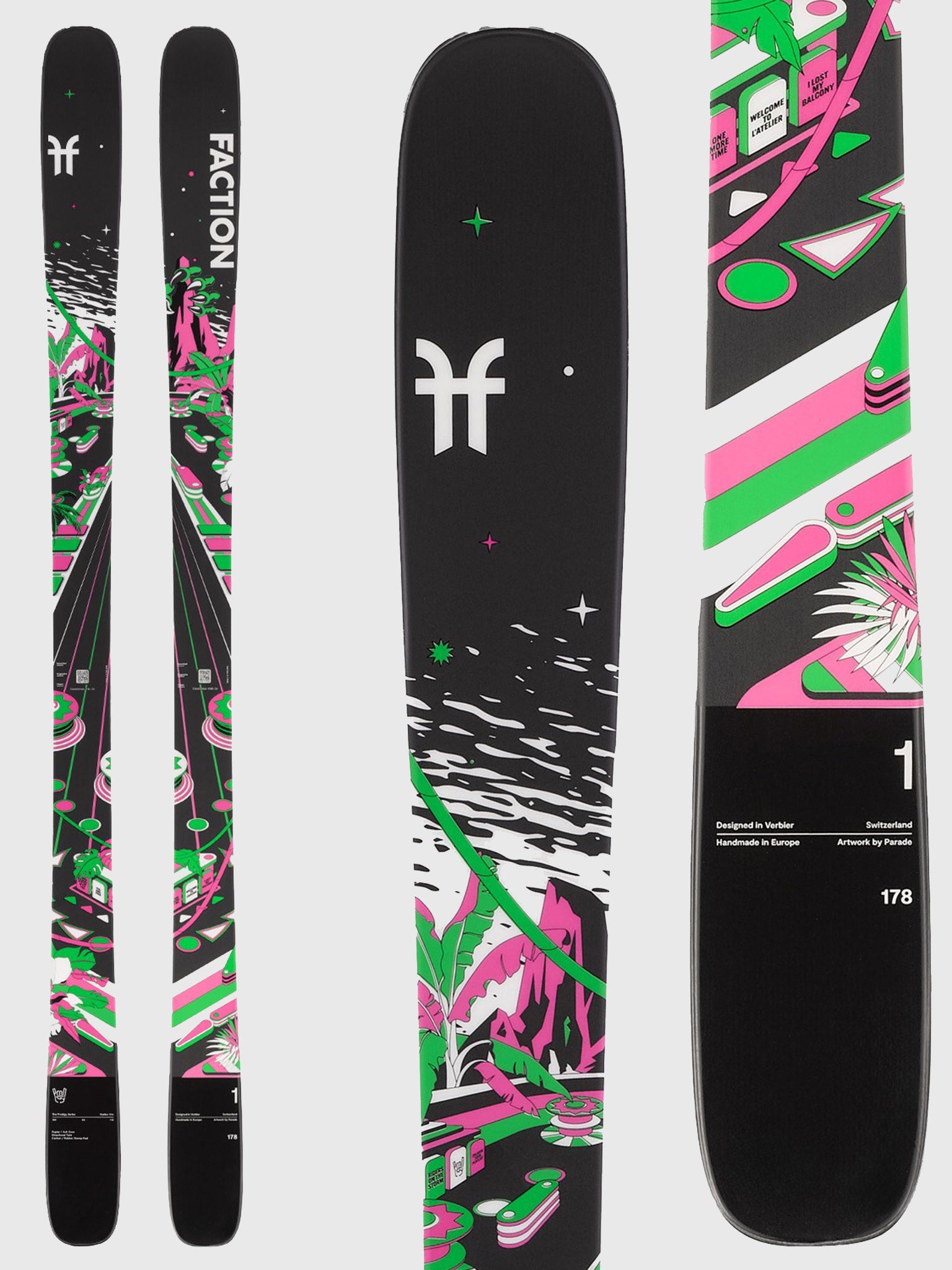 Faction Prodigy 1 Men's Skis 2026 – Saint Bernard