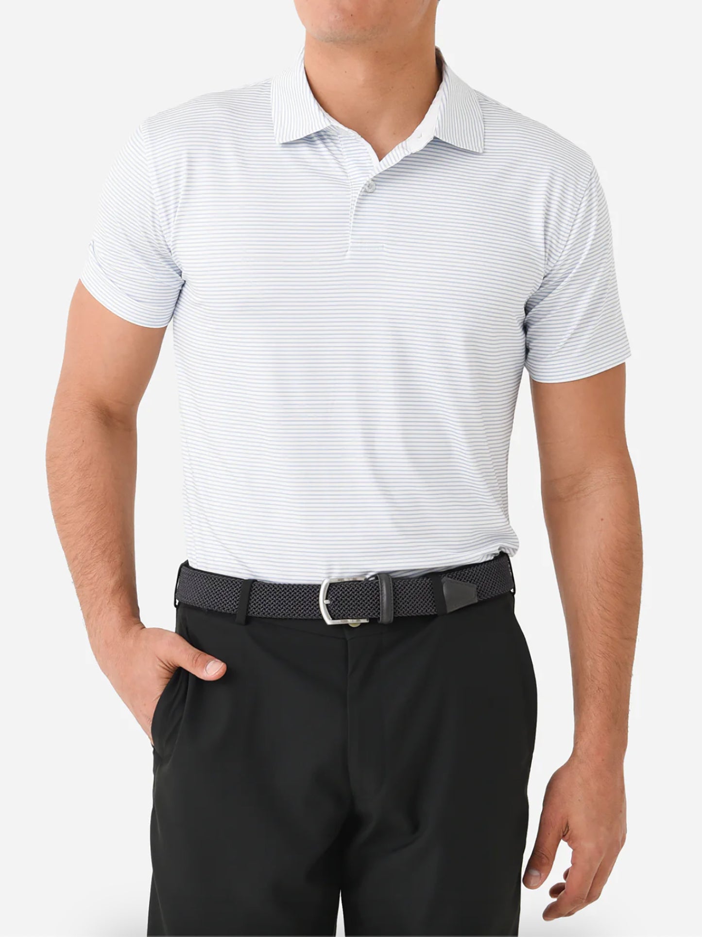 Super Mex Men's Feeder Stripe Polo - Saint Bernard