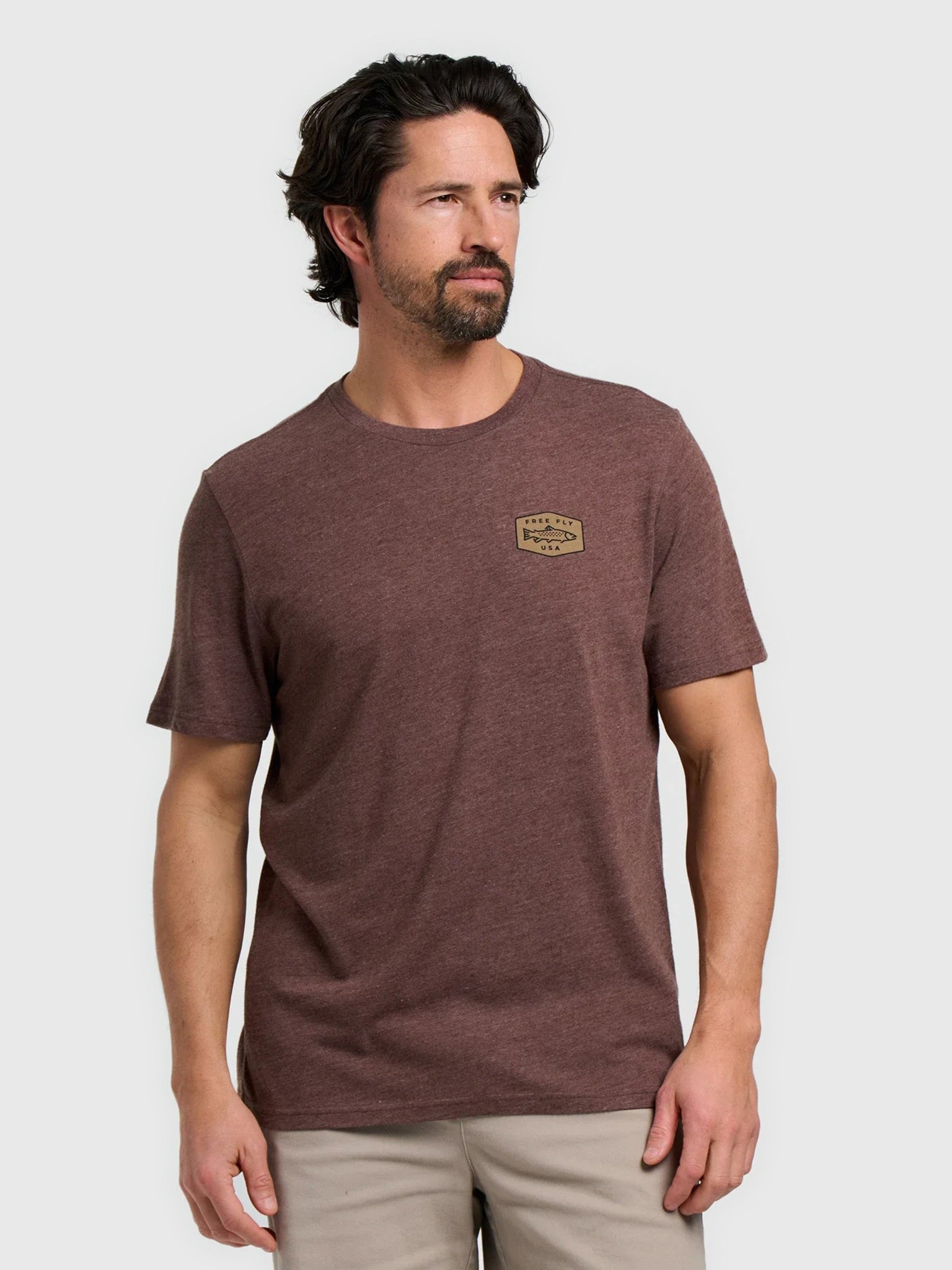 Free Fly Men's Freshwater Tee - Saint Bernard