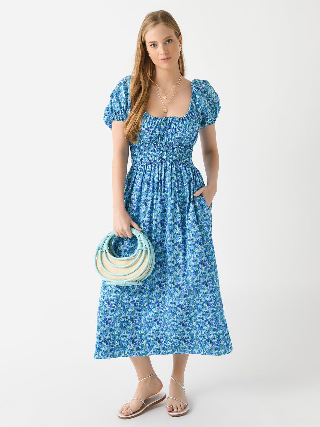 Faithfull The Brand Women's Vineria Midi Dress  Saint Bernard
