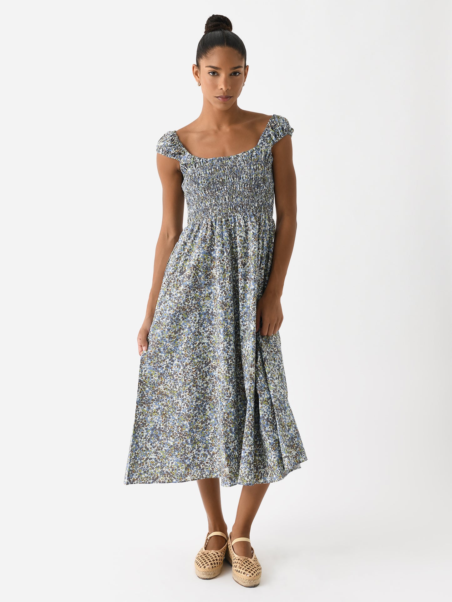 Faithfull The Brand Women's Lene Midi Dress - Saint Bernard