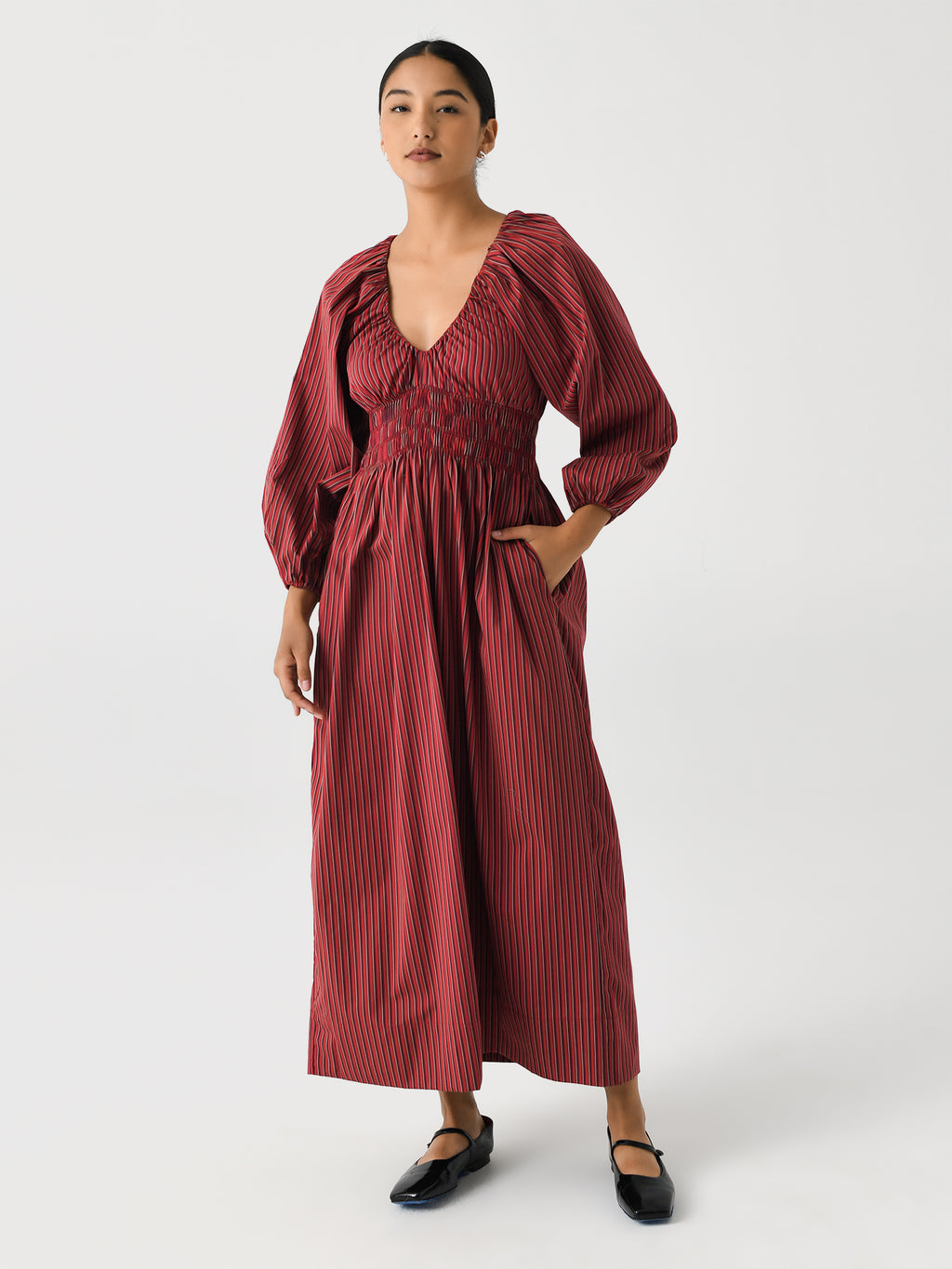 Faithfull The Brand Women's Romy Midi Dress - Saint Bernard