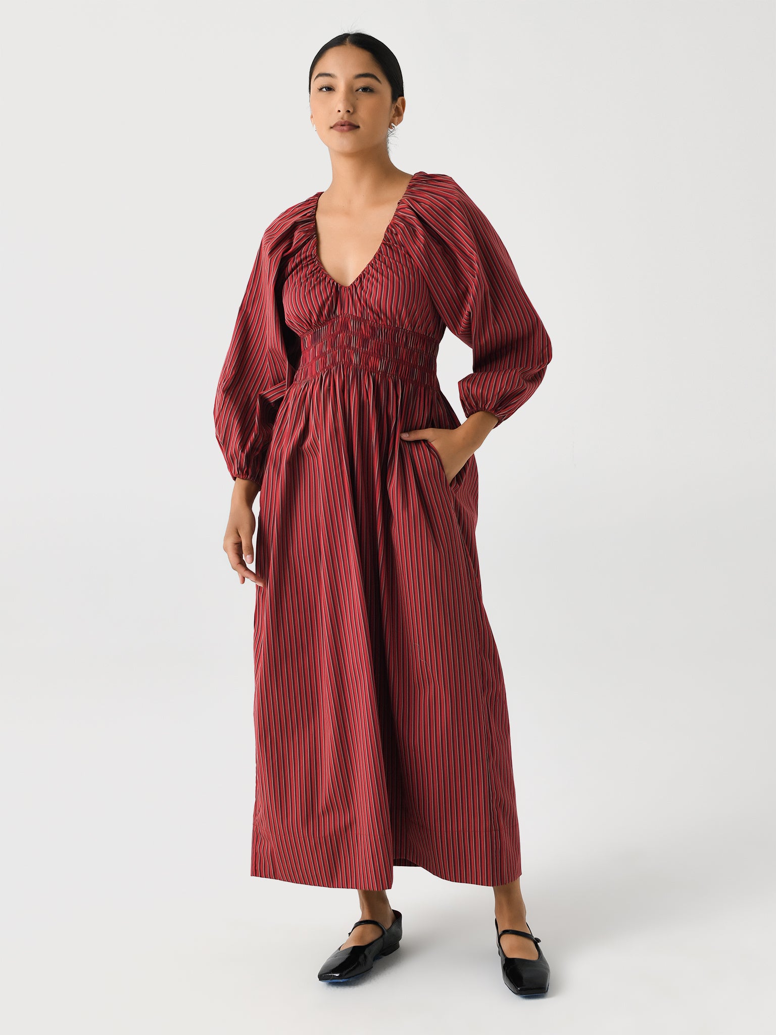 Faithfull The Brand Women's Romy Midi Dress - Saint Bernard