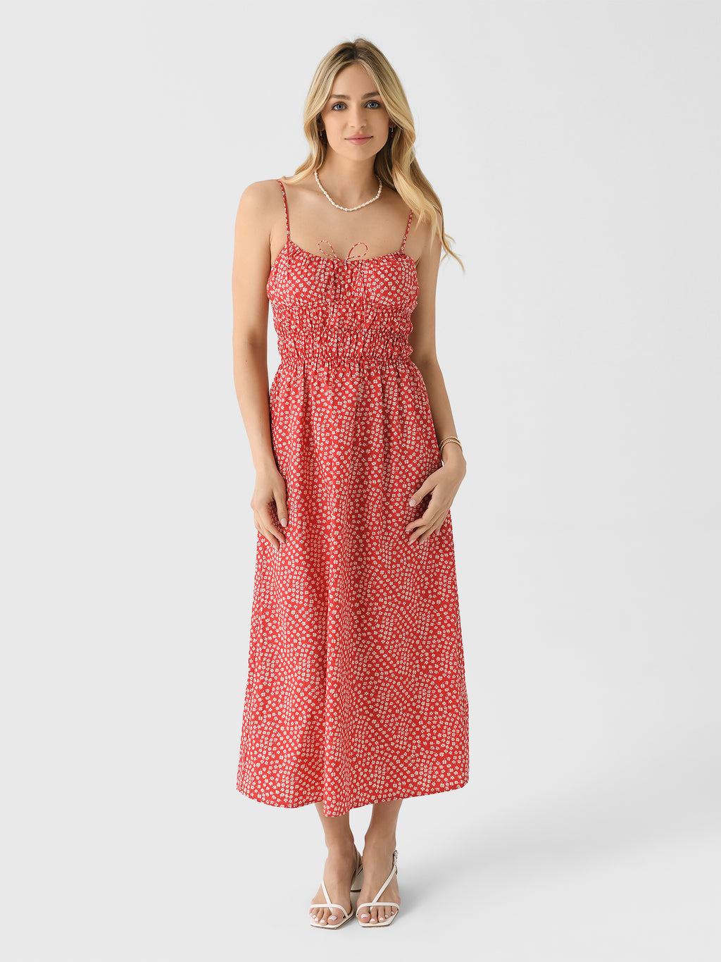 Faithfull The Brand Women's Marianne Midi Dress - Saint Bernard