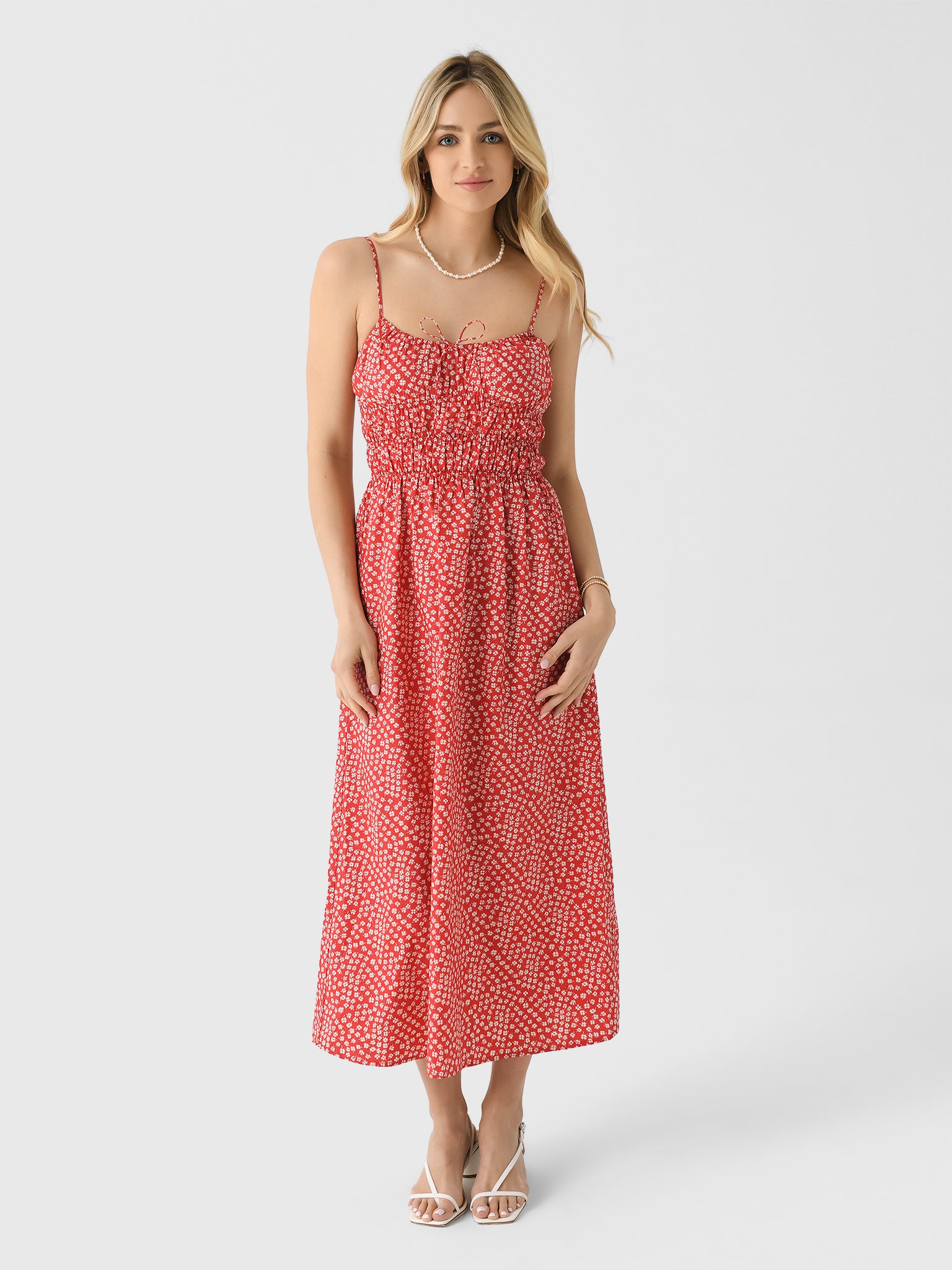 Faithfull The Brand Women's Marianne Midi Dress - Saint Bernard