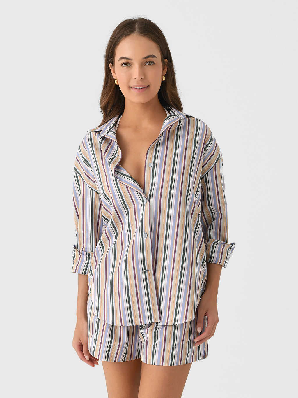 Faithfull The Brand Women's En Vau Oversized Shirt - Saint Bernard