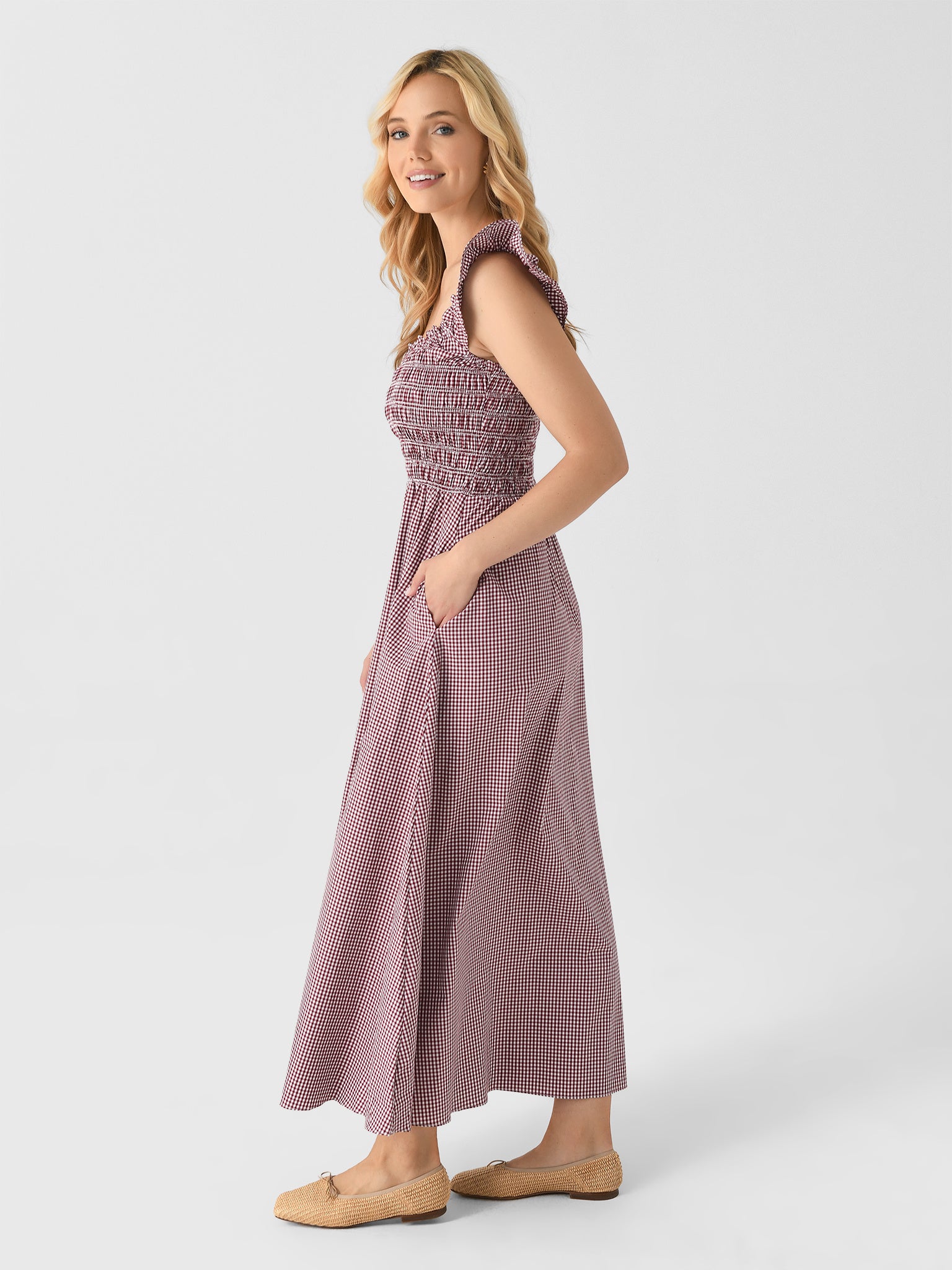 Faithfull The Brand Women's Eudora Midi Dress Faithfull The Brand Women's Eudora Midi Dress