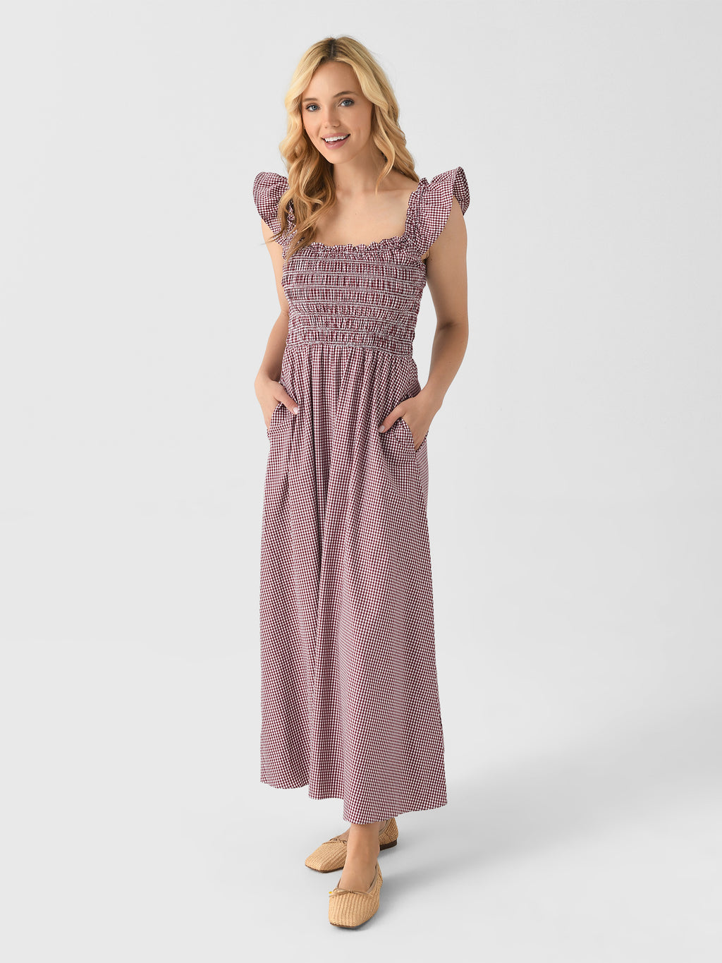 Faithfull The Brand Women's Eudora Midi Dress - Saint Bernard