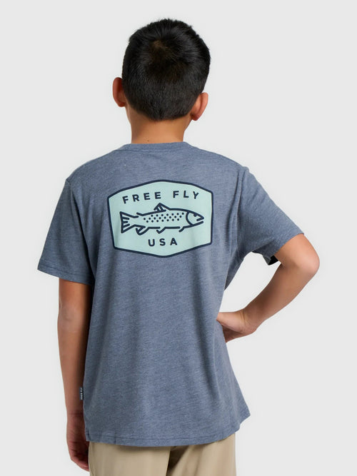 Free Fly Boys' Freshwater Tee