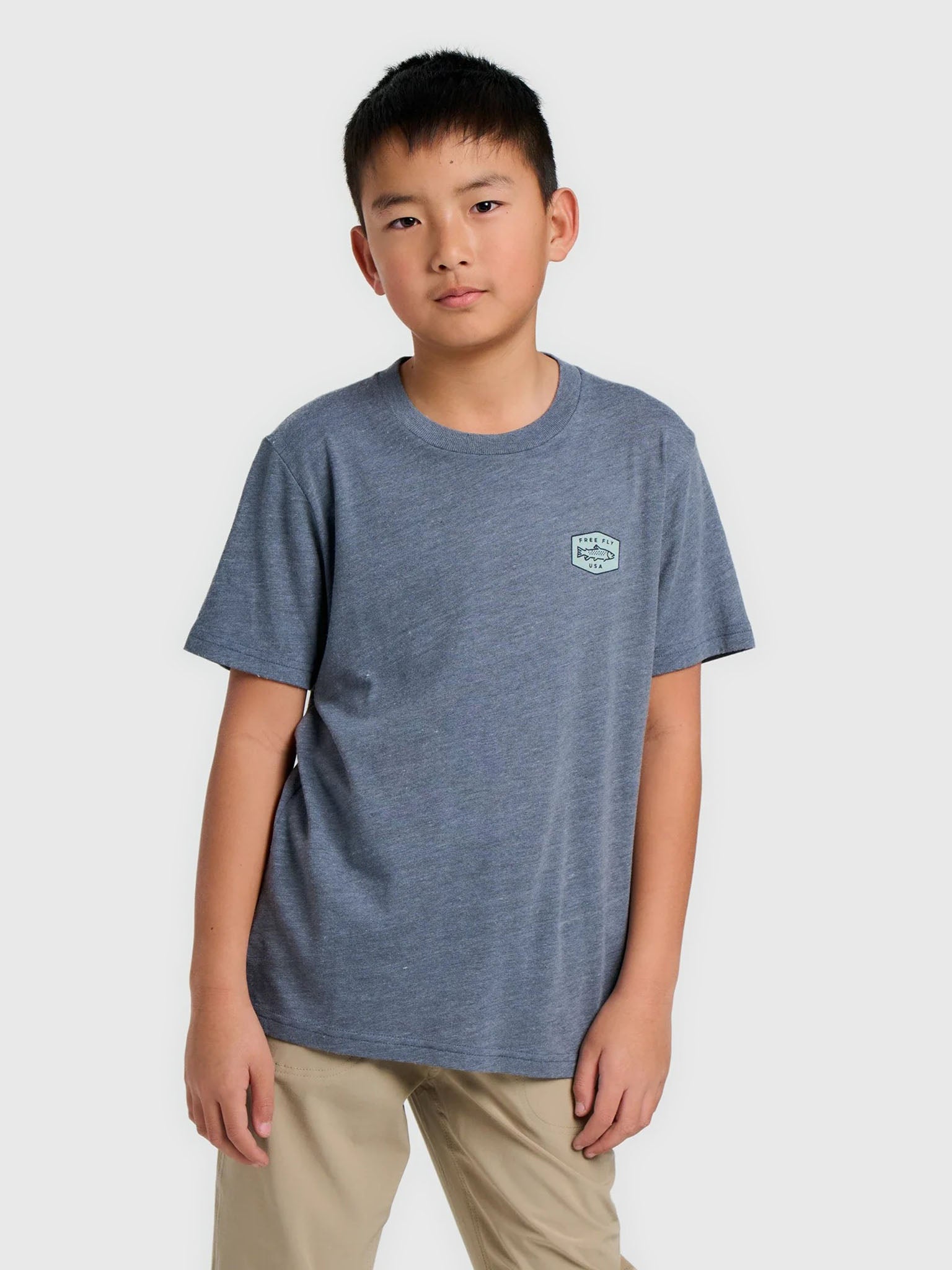 Free Fly Boys' Freshwater Tee - Saint Bernard