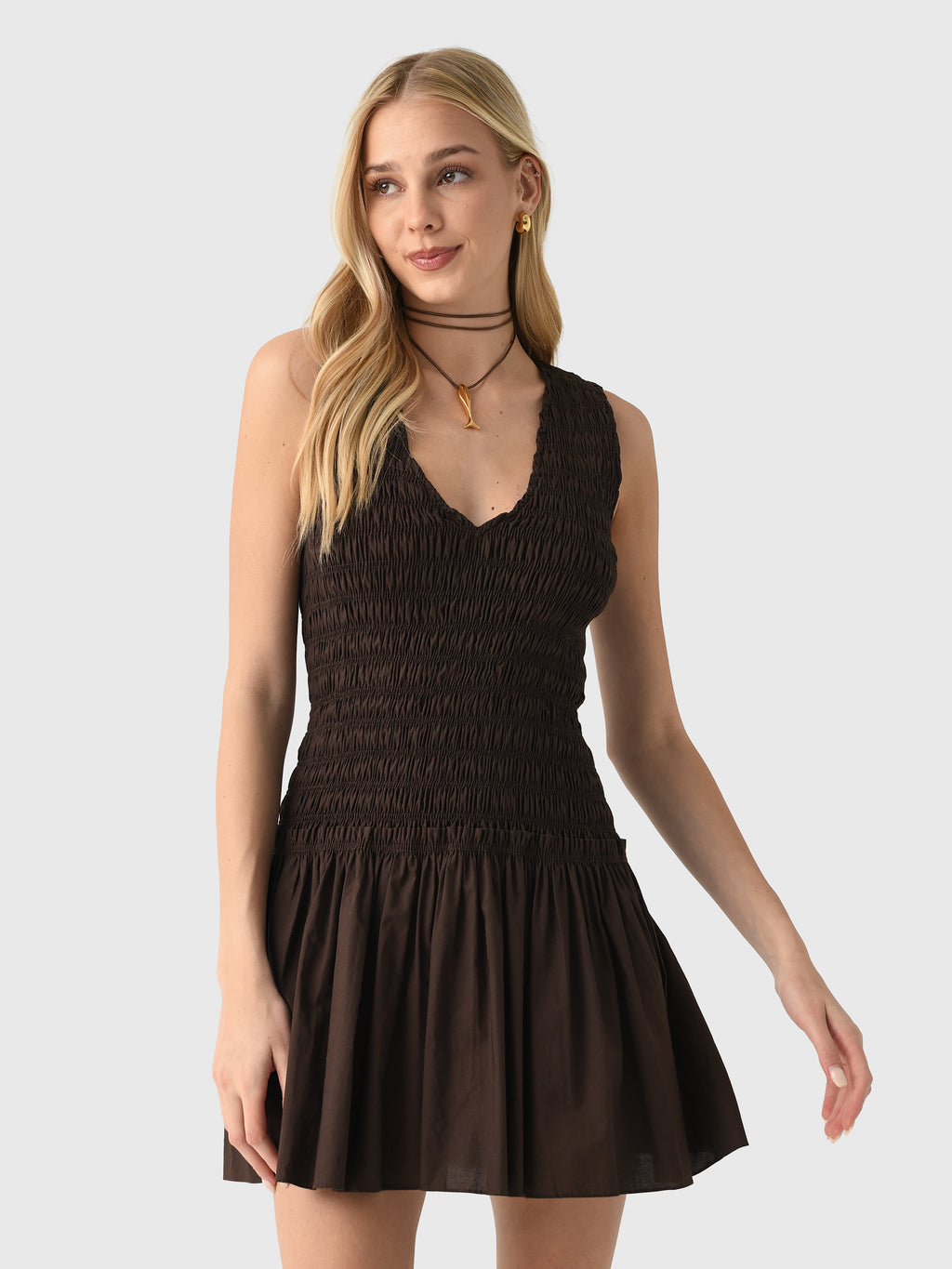 Faithfull The Brand Women's Palomar Mini Dress - Saint Bernard