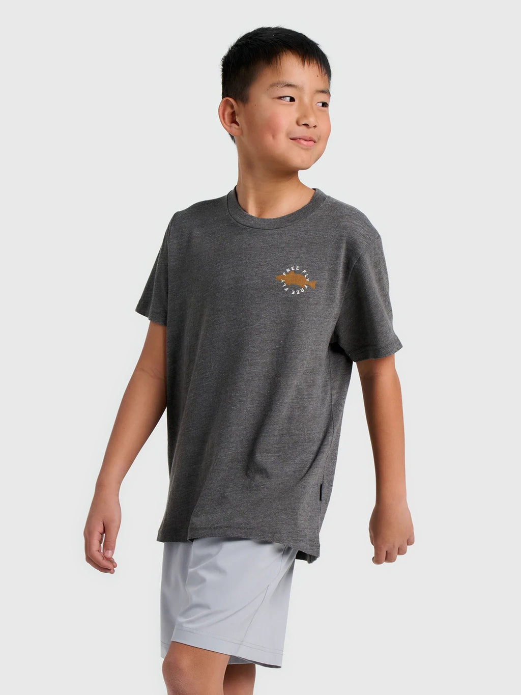 Free Fly Boys' Camo Redfish Tee - Saint Bernard
