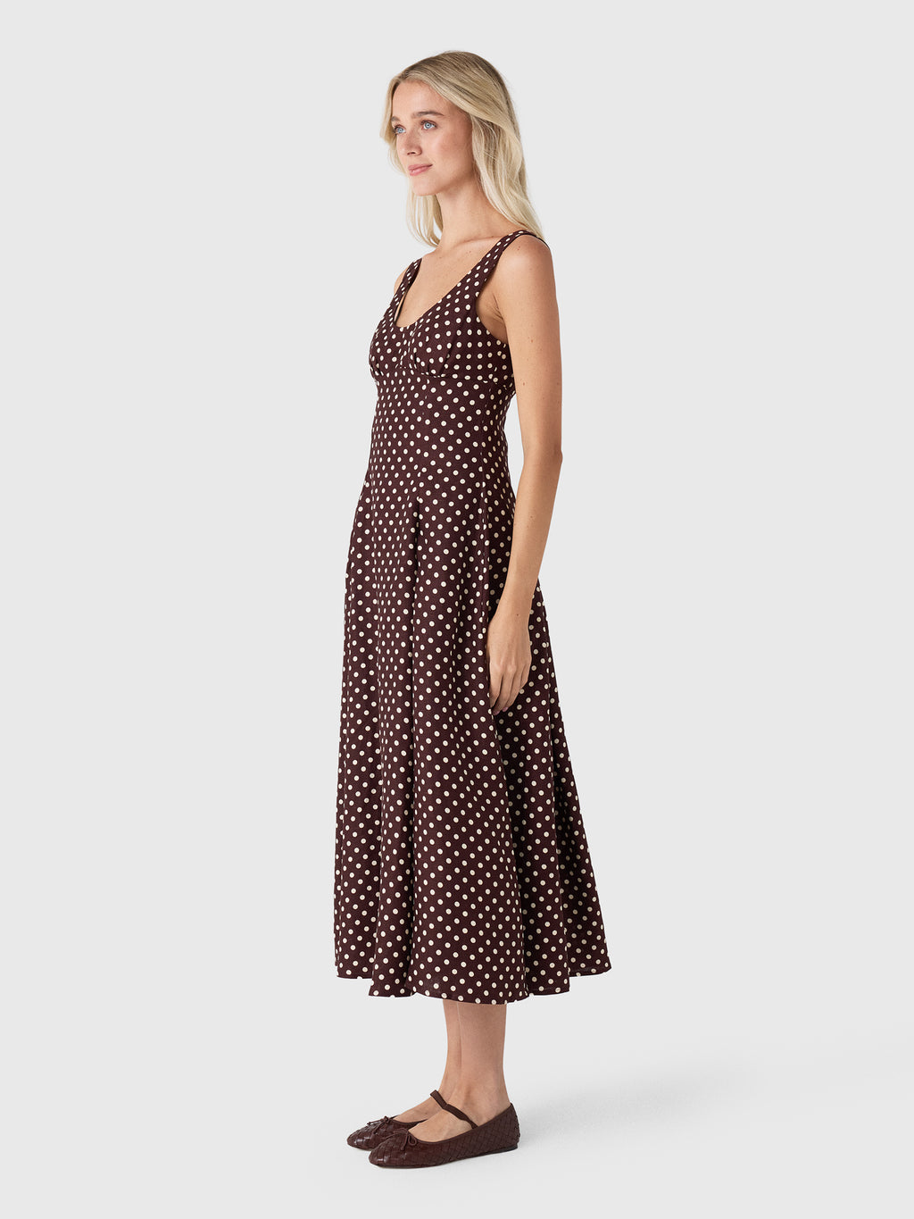 Faithfull The Brand Women's Esme Midi Dress - Saint Bernard