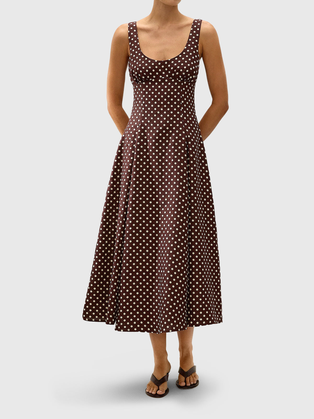 Faithfull The Brand Women's Esme Midi Dress - Saint Bernard