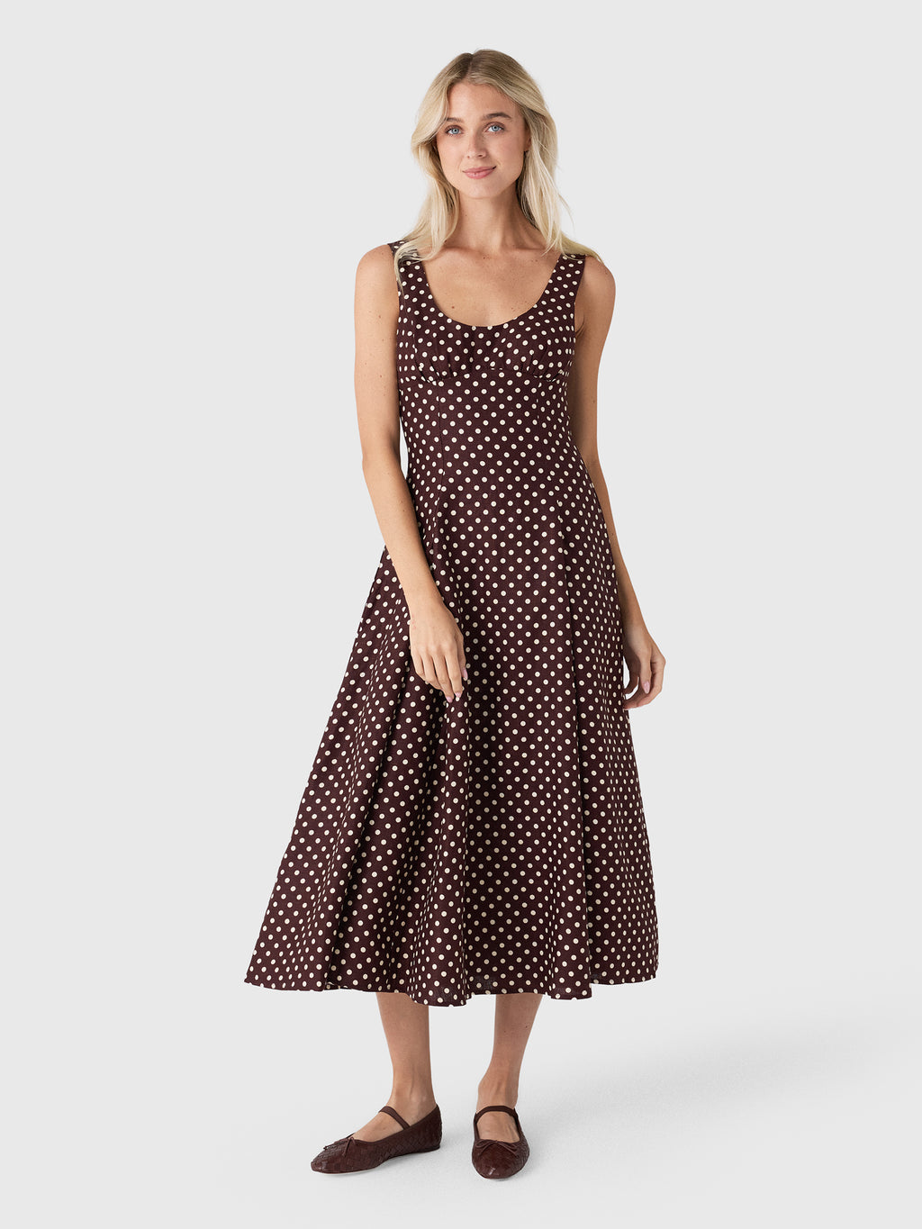 Faithfull The Brand Women's Esme Midi Dress - Saint Bernard