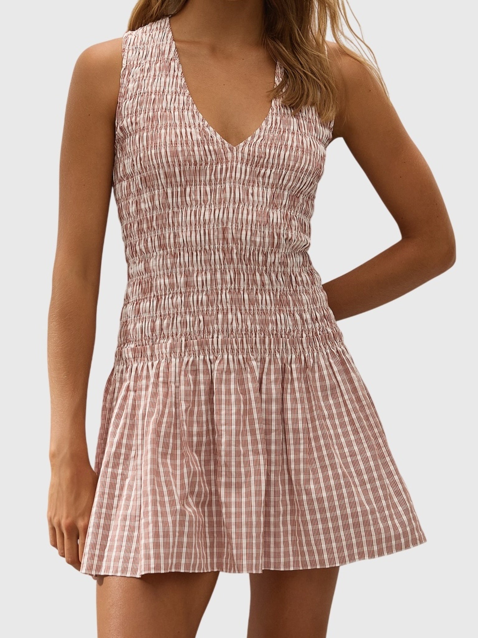 Faithfull The Brand Women's Palomar Mini Dress - Saint Bernard