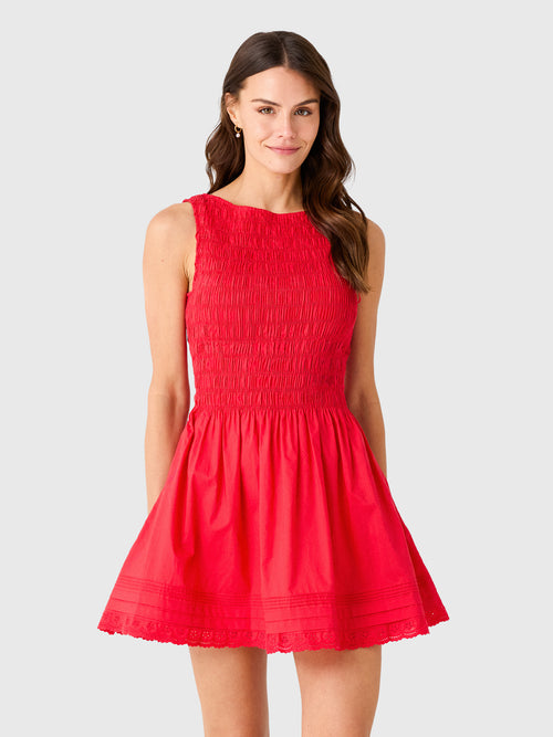 Faithfull The Brand Women's Carolina Mini Dress - Saint Bernard