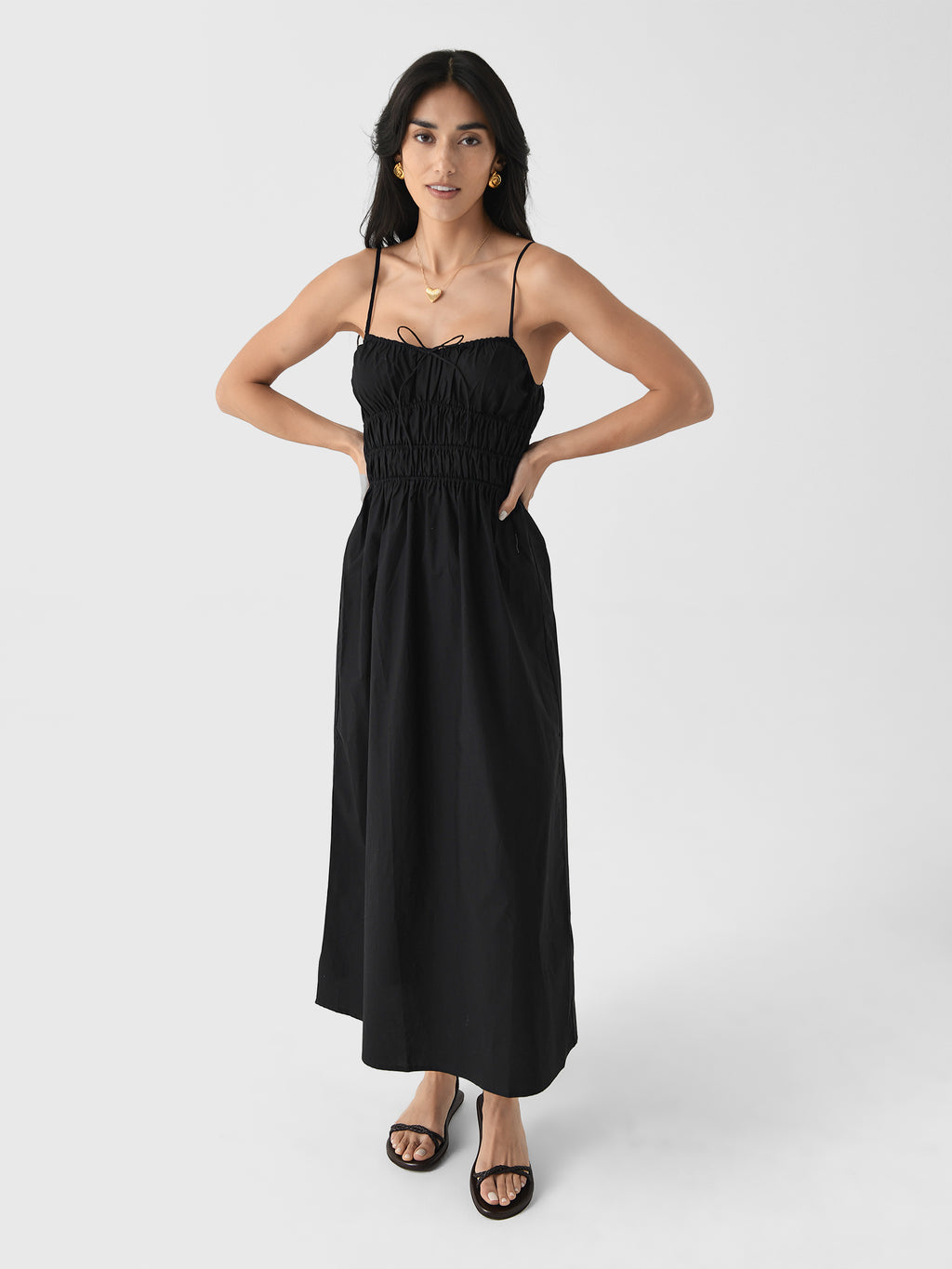 Faithfull The Brand Women's Marianne Midi Dress - Saint Bernard