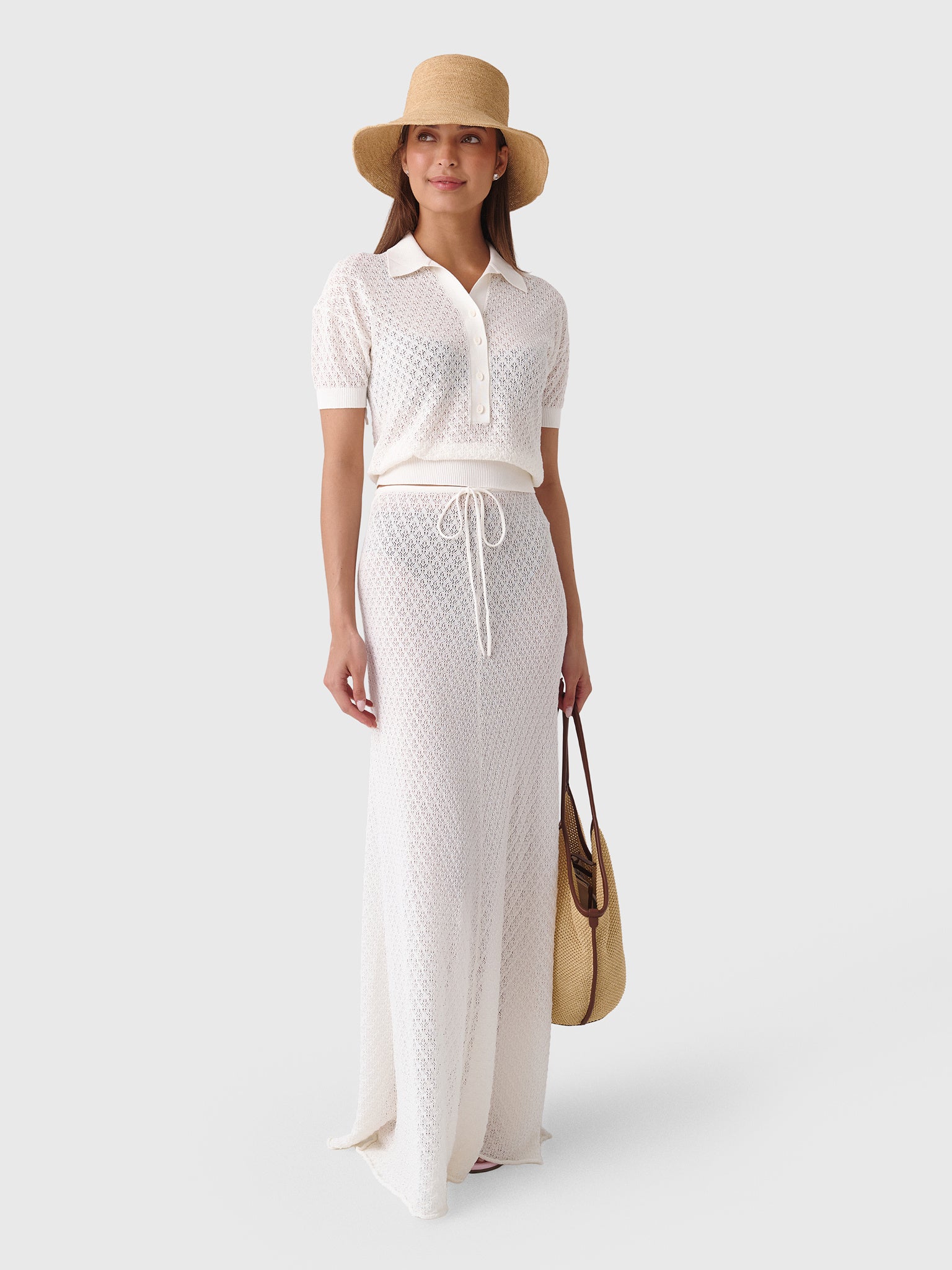 Faithfull The Brand Women's Lenna Polo Top - Saint Bernard