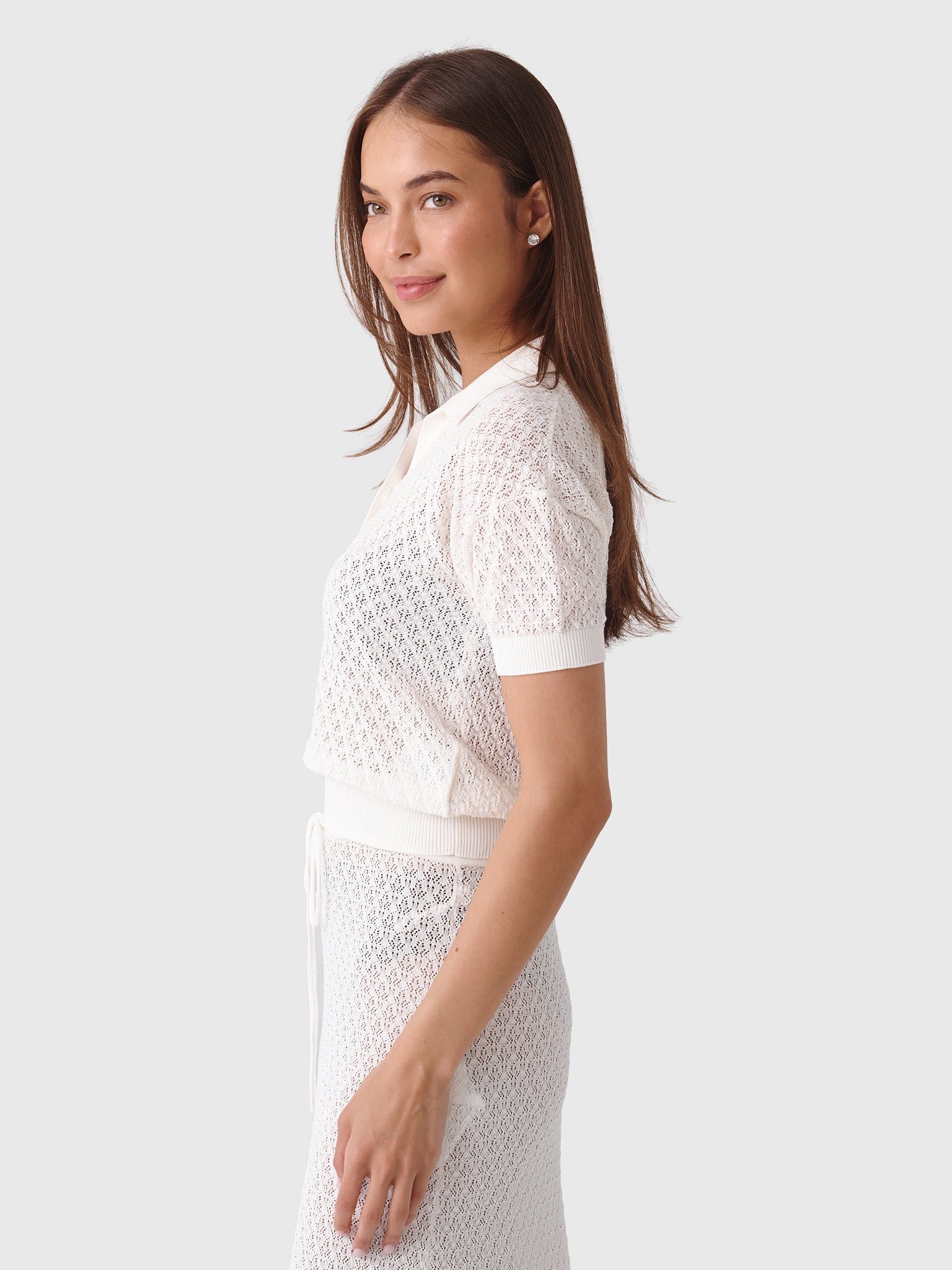 Faithfull The Brand Women's Lenna Polo Top - Saint Bernard