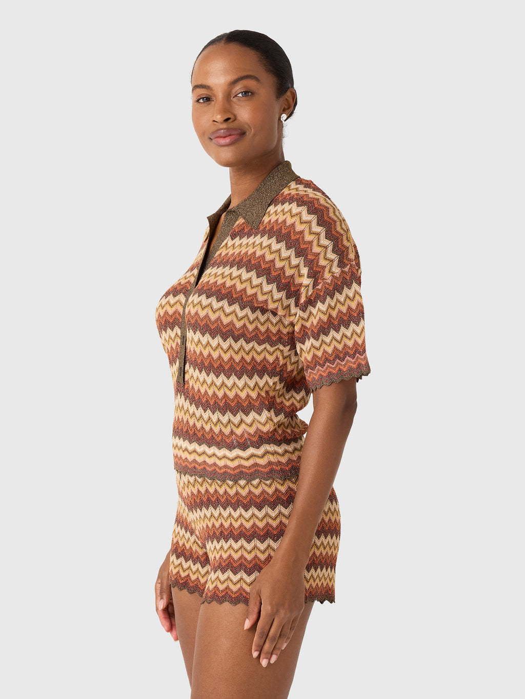 Faithfull The Brand Women's Raya Polo Top - Saint Bernard