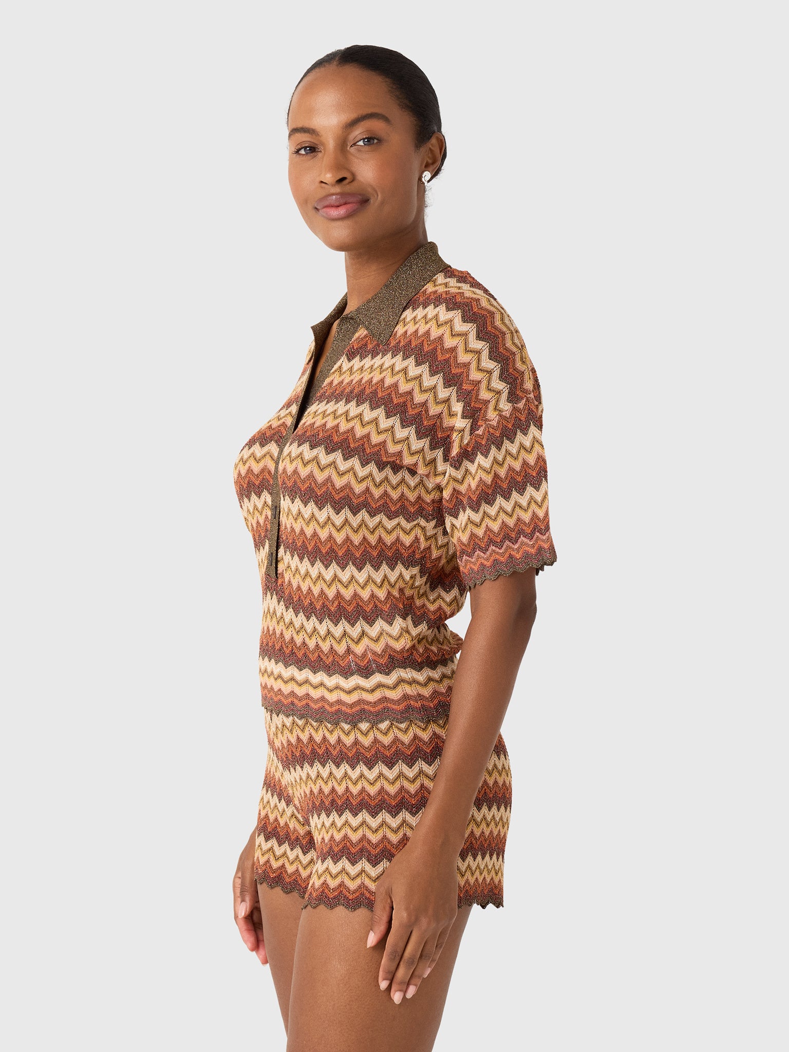 Faithfull The Brand Women's Raya Polo Top - Saint Bernard