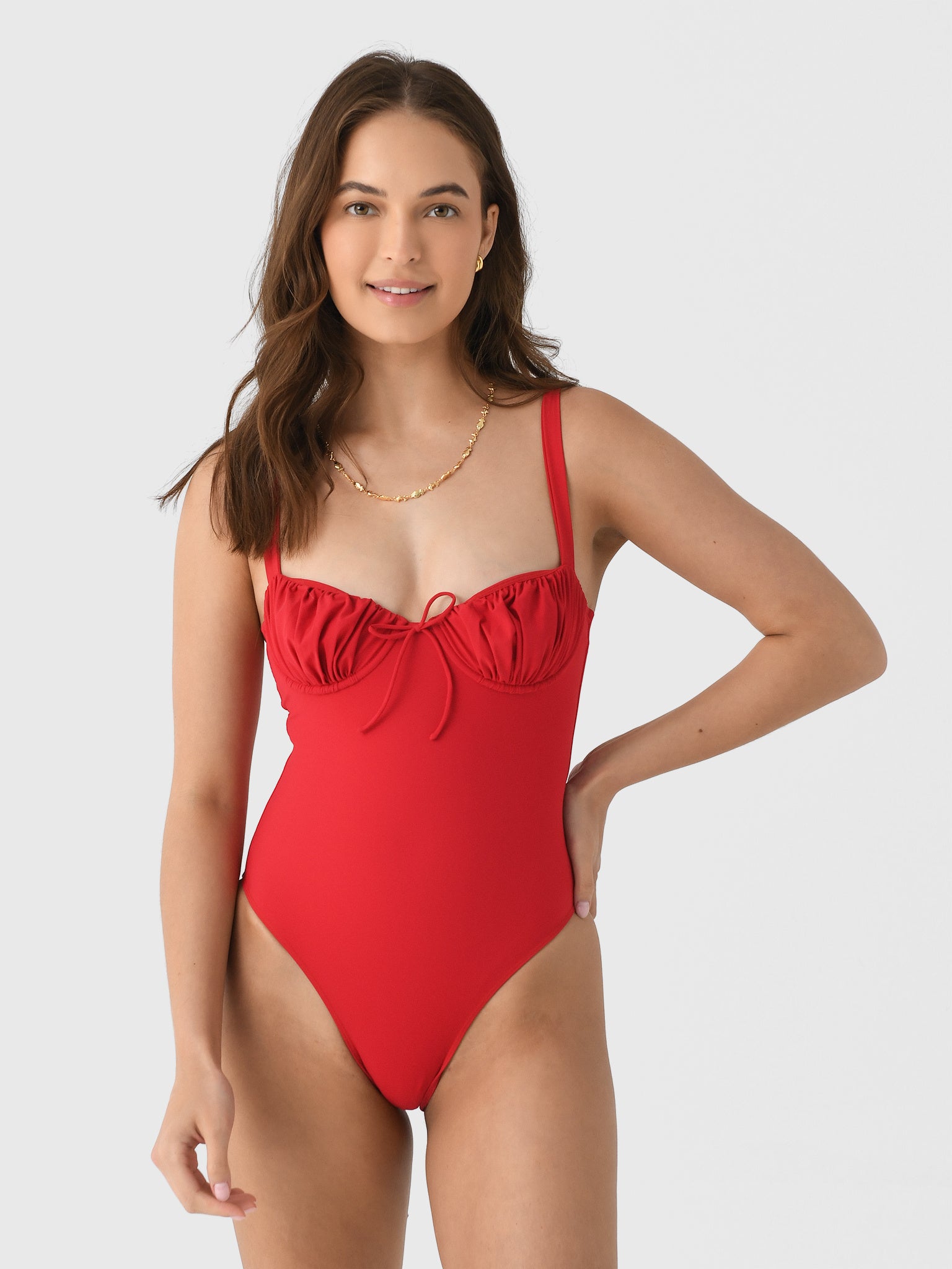 Faithfull The Brand Women's Dinard One-Piece Swimsuit - Saint Bernard