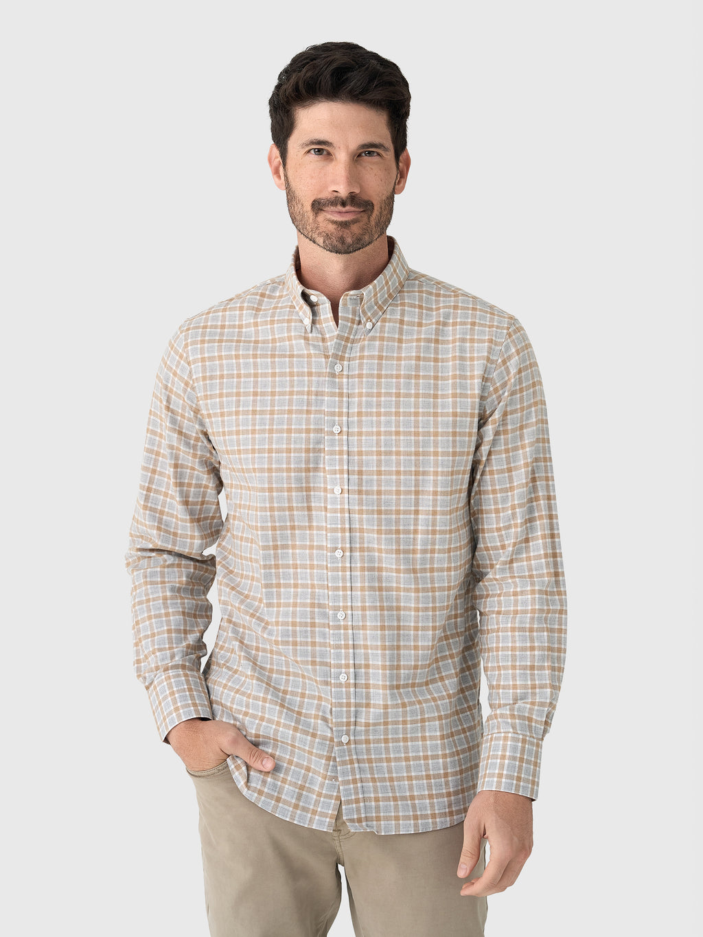 RYE51 Men's The Flannery Button-Down Shirt - Saint Bernard