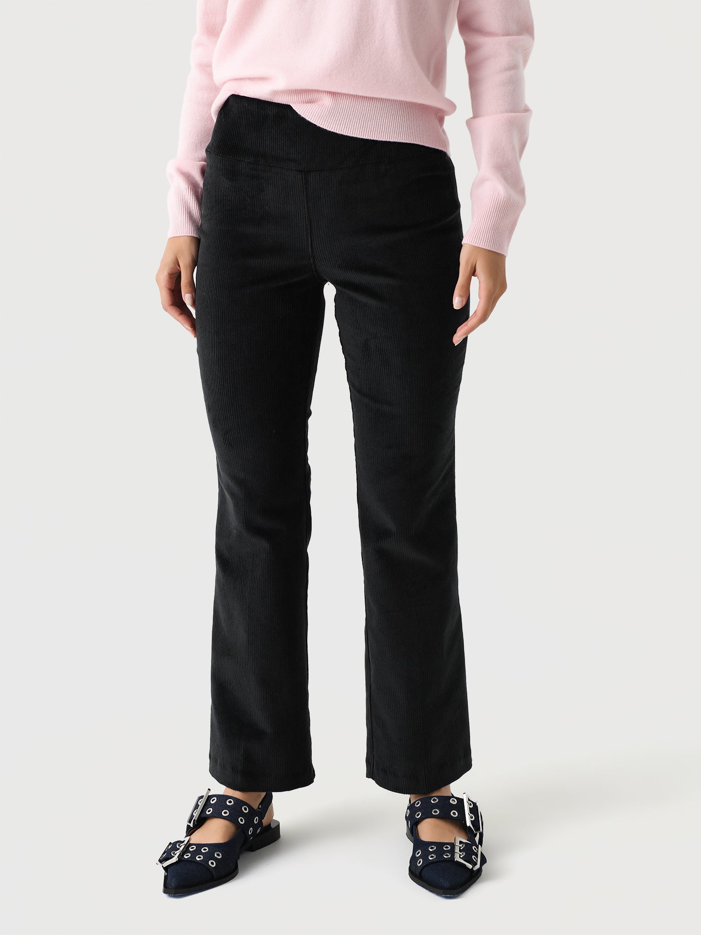 SPRWMN Women's Corduroy Ankle Flare Pant - Saint Bernard