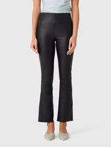 SPRWMN Women's Jackie Leather Ankle Flare Legging - Saint Bernard