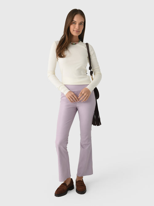 SPRWMN Women's Leather Ankle Flare Legging