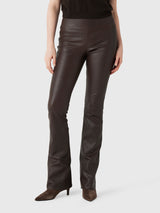 SPRWMN Women's Jane Leather Micro Flare Pant