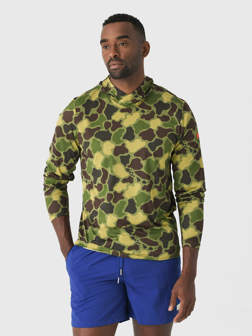 Florence Marine X Men's Airtex Long Sleeve Hooded Shirt