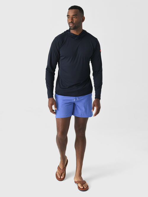 Florence Marine X Men's Sun Pro Long Sleeve Crossover Hooded UPF Shirt