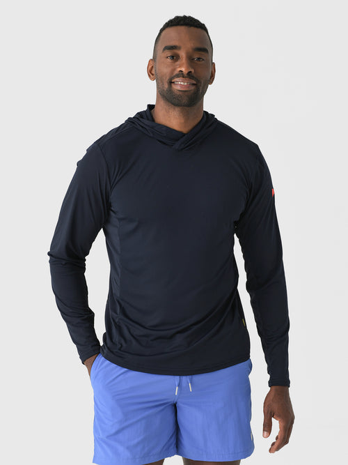 Florence Marine X Men's Sun Pro Long Sleeve Crossover Hooded UPF Shirt