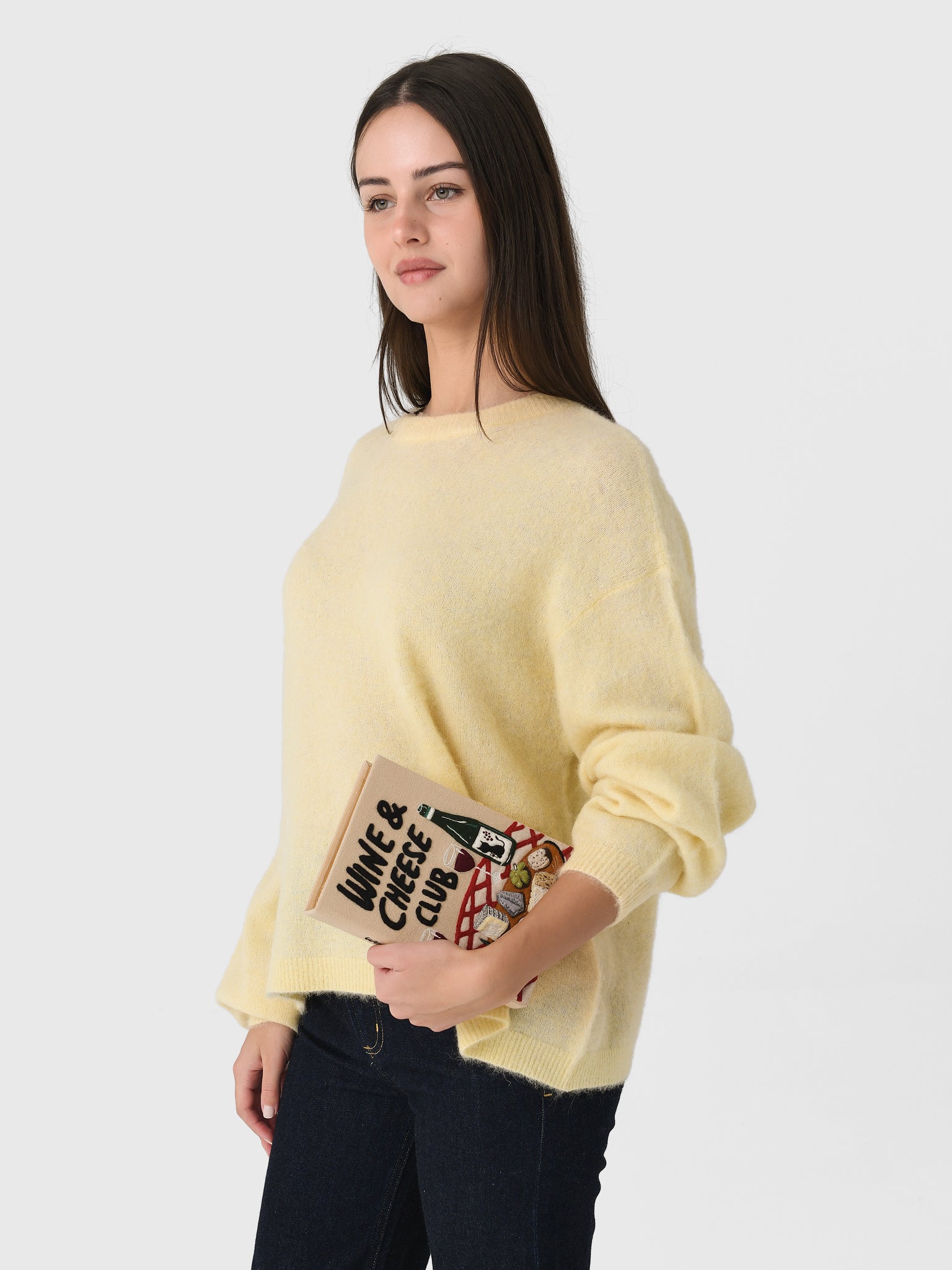 Olympia Le-Tan Wine & Cheese Club Book Clutch – Saint Bernard