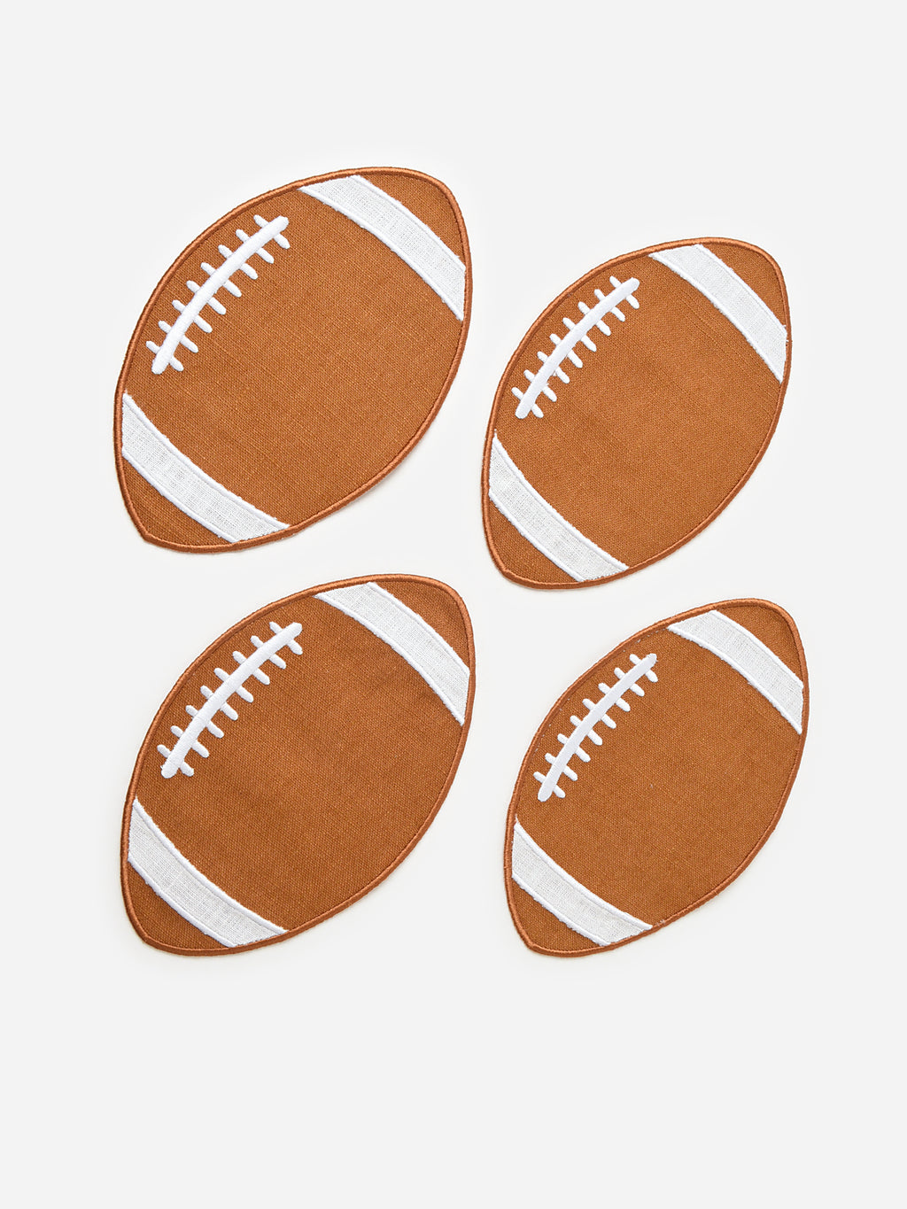 House Of Gleason Football Cocktail Napkin Set - Saint Bernard