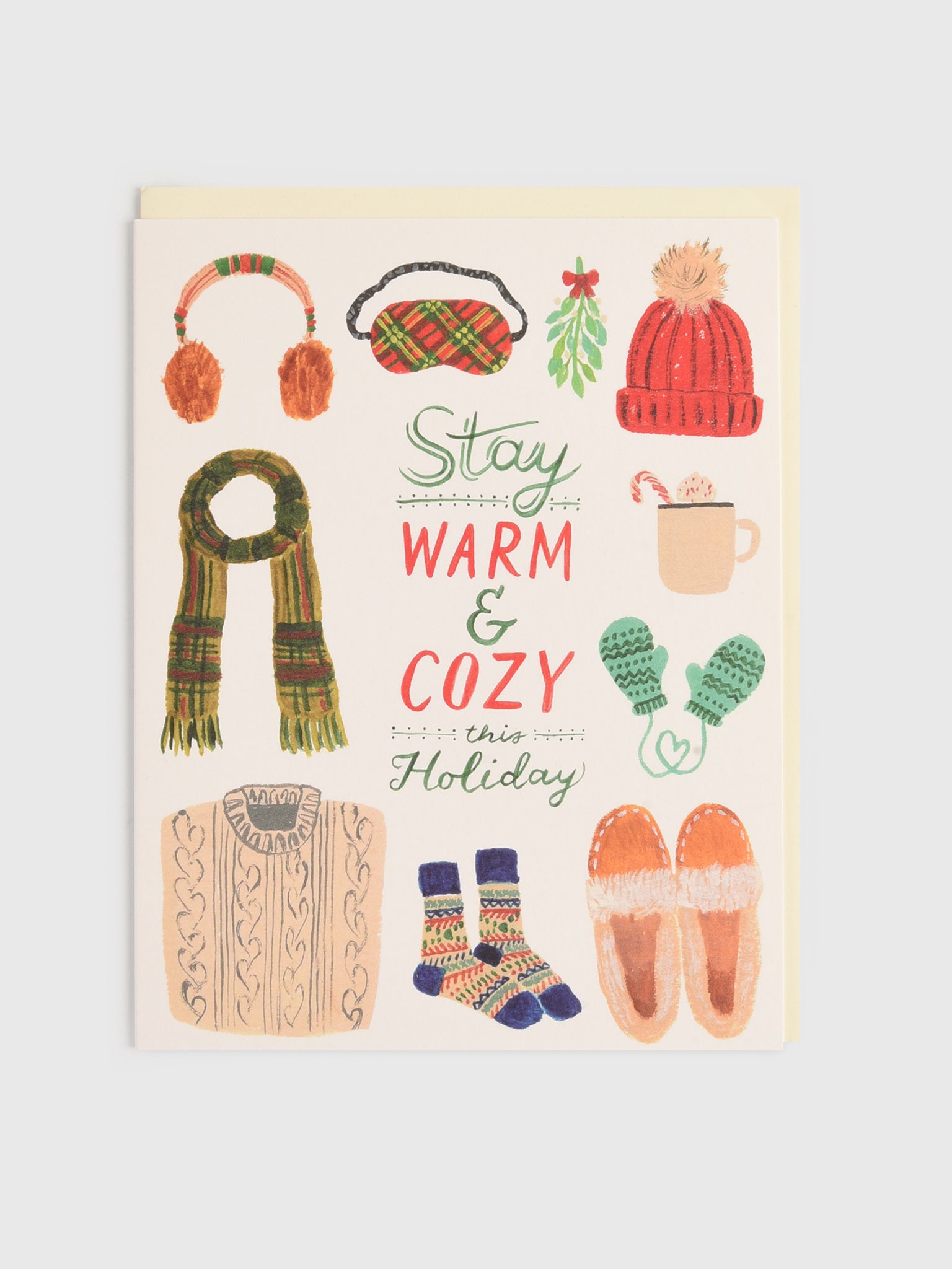 Forage Paper Co Holiday Card - Saint Bernard