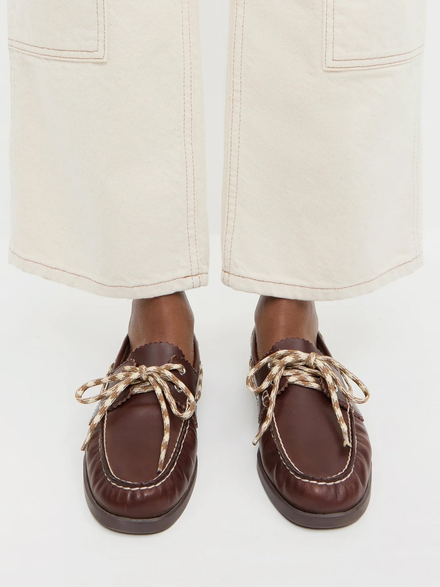 Loeffler Randall Women's Franco Boat Shoe - Saint Bernard