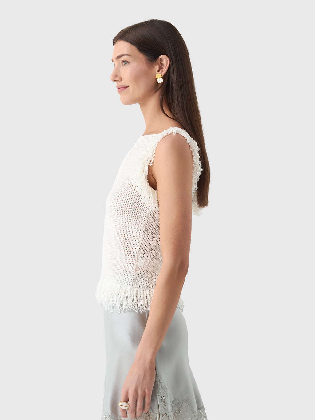 Paris Georgia Women's Fringe Top - Saint Bernard
